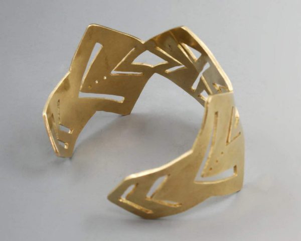 Brass sawed cuff